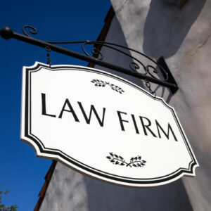 Law firm sign